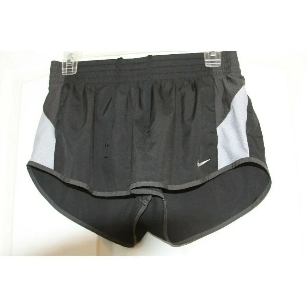 Nike Dri-FIT Athletic Shorts Gym Black Gray Liner Girls Size medium